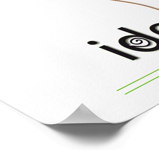 Ideen wachsen poster (Ecke)