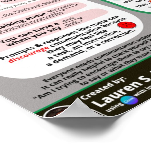 Ideen zur Förderung und Unterstützung von AAC-Benu Poster (Ecke)