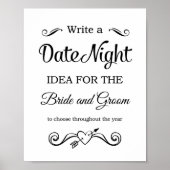 Ideen zur Hochzeit von Datums-Nacht Poster (Vorne)