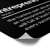 Ideenangebot für Unternehmer Poster (Ecke)