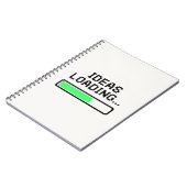 Ideenbeladung... - Progress Bar Tech Design Notizblock (Linke Seite)