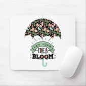 Ideenblüten-Schirm Mousepad (Mit Mouse)