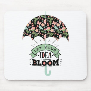 Ideenblüten-Schirm Mousepad