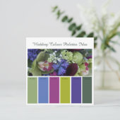 Ideenkarte für Hochzeitspalette Einladung (Stehend Vorderseite)