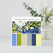 Ideenkarte für Hochzeitspalette Einladung (Stehend Vorderseite)