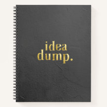 Ideenreichtum für ein Black & Gold Notebook für Kr