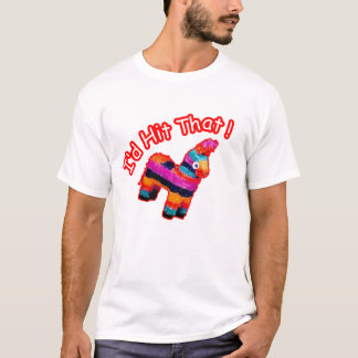 Identifikation DAS GESCHLAGEN lustiger Pinata T-Shirt