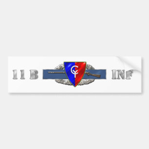 Identifikation DER INFANTERIE-11B 38. Autoaufkleber