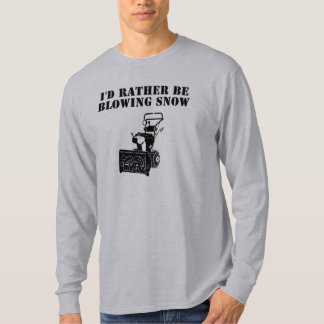 Identifikation eher brennt Schnee durch T-Shirt
