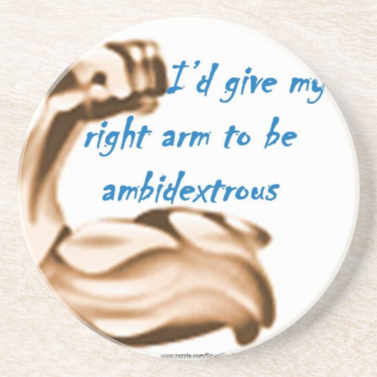 Identifikation geben meinen rechten Arm, um Getränkeuntersetzer (Vorne)