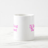 Identifikation ist eher 40 als schwangeres Rosa Kaffeetasse (Mittel)