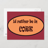 Identifikation ist eher im KORKEN Postkarte (Vorne/Hinten)