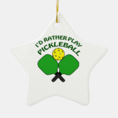 Identifikation Spiel Pickleball eher Keramik Ornament (Vorne)
