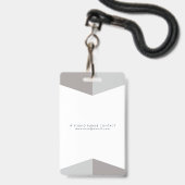 Identifikation von Frauen mit medizinischem Foto K Ausweis (Back with Lanyard)