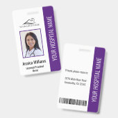 Identifikationsnummer des taktisch lizensierten Fo Ausweis (Front & Back)