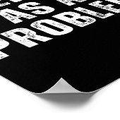 Identifiziere mich als ein Problem Lustiger Humor Poster (Ecke)