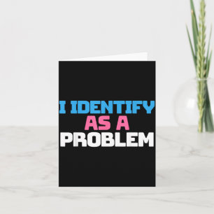 Identifiziere mich als ein Problem Lustiger sarkas Karte