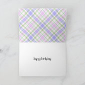 Identifizieren als alte Sprechblase auf Kariert Karte (Innenseite)