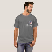 Identifizieren des Ham Radio Operator-Flag USA T-Shirt (Vorne ganz)