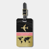 Identifizieren ihres Gepäcks Gepäckanhänger (Vorderseite vertikal)