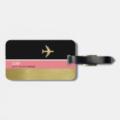 Identifizieren ihres Gepäcks Gepäckanhänger (Rückseite horizontal)