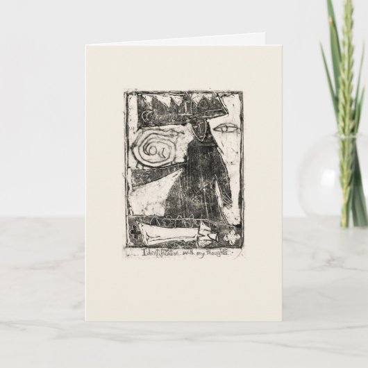 Identifizieren mit meinen Gedanken Karte (Vorderseite)