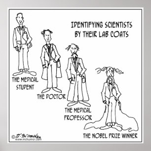 Identifizierungs-Führer zu den Wissenschaftlern Poster