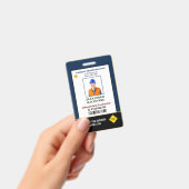 Identifizierungskarte für das Foto des Mitarbeiter Ausweis (Handheld)