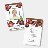 Identifizierungskarte Kinderstudenten Foto benutze Ausweis (Vorder- & Rückseite)
