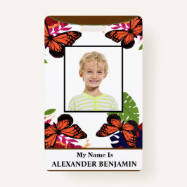 Identifizierungskarte Kinderstudenten Foto benutze Ausweis