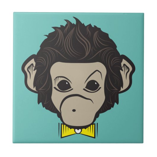identischer Affe Fliese (Vorderseite)