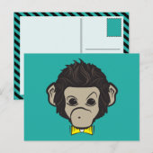 identischer Affe Postkarte (Vorne/Hinten)