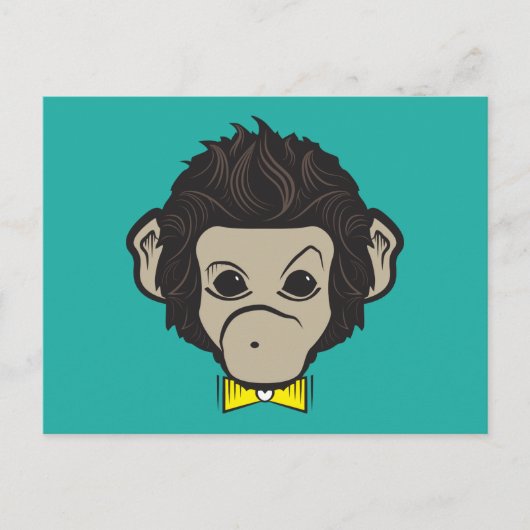 identischer Affe Postkarte (Vorderseite)