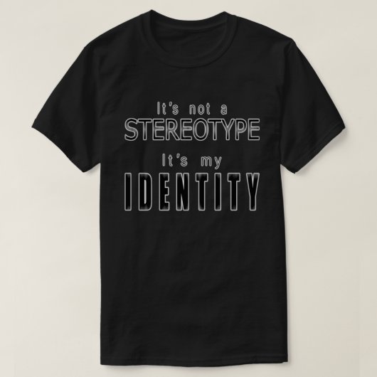 ‚Identität‘ (DARK) T-Shirt (Design vorne)