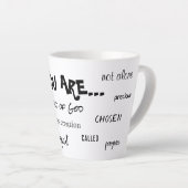 Identität in der christlichen Tasse (Rechte Ecke)