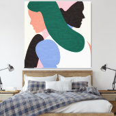 Identitäten Leinwanddruck (Insitu (Schlafzimmer))