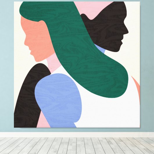 Identitäten Leinwanddruck (Insitu (Holzboden))