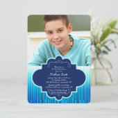 Identitätsbestätigung des Glaubens Foto Einladung (Stehend Vorderseite)