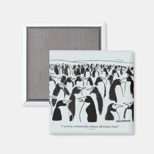 Identitätsdiebstahl Magnet (Vorderseite/Rückseite)