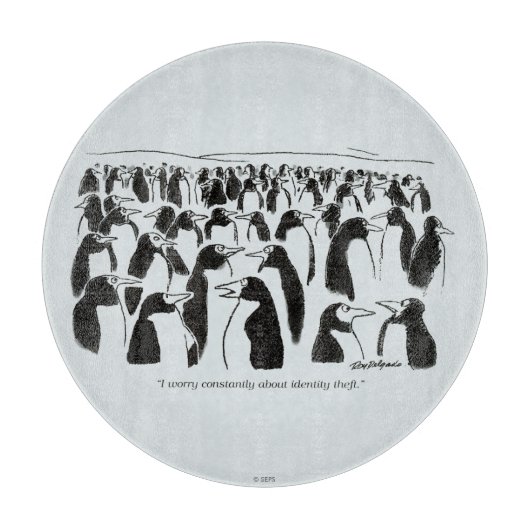 Identitätsdiebstahl Schneidebrett (Vorderseite)