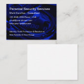 Identitätsdiebstahl und Datensicherheit  Visitenkarte (Vorne/Hinten)