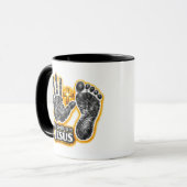 Identitätsdrucke Tasse (Vorderseite Links)