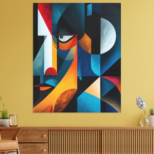 Identitätsfragmente Leinwanddruck (Insitu (Wohnzimmer))