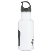 Identitätskrise Edelstahlflasche (Rückseite)