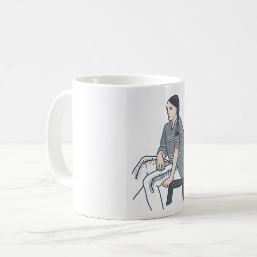 Identitätskrise Kaffeetasse (Vorderseite Links)