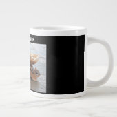 Identitätskrise? Lustiger Eichhörnchen Meme Becher Jumbo-Tasse (Rechts)