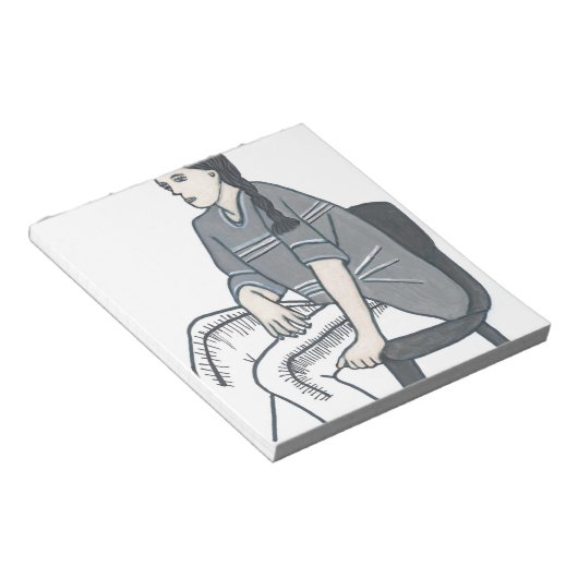 Identitätskrise Notizblock (angewinkelt)