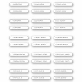 Identitätsprüfung des Notar-Journal-Signers x30 Aufkleber