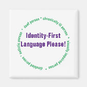 Identitätssprache Magnet (Vorne)