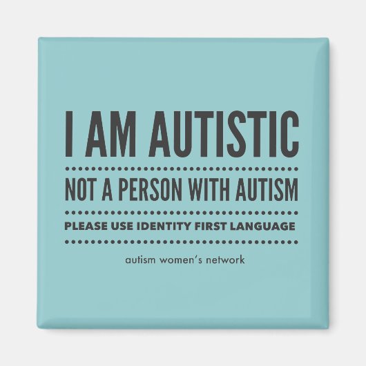 Identity First Language Magnet (Vorne)